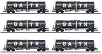 M&auml;rklin G&uuml;terwagen H0 6er-Set Kesselwagen Zans der GATX 47546
