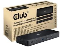 CLUB3D Laptop-Dockingstation CLUB3D Thunderbolt 4 16-in-1 Quadra(4) Displays