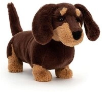 Jellycat Kuscheltier Kuscheltier Hund Dackel Otto Sausage Dog (19cm)