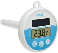 TFA Dostmann Badethermometer Solar-Poolthermometer 30.1068.02