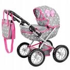 kinderplay Puppenwagen Puppenwagen mit Tasche &ndash; h&ouml;henverstellbar &ndash; Spielspa&szlig; ab