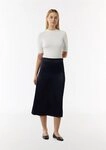 comma Midirock Rock Midi-Rock aus Satin