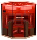 Dewello Sauna KENORA 140 W&auml;rmekabine, 2-3 Personen, 7 Vollspektrumstrahler, BxTxH: