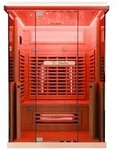 Dewello Sauna KENORA 130 W&auml;rmekabine, 1-2 Personen, 5 Vollspektrumstrahler,...