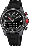 Lotus Multifunktionsuhr Lotus Herrenuhr Kunststoff schwarz Lotus,