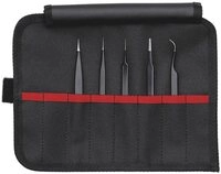 Knipex Pinzette Universalpinzetten-Set ESD 5-teilig 195 mm 92 00 01 ESD