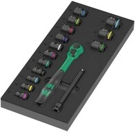 Wera Steckschl&uuml;ssel Wera 9724 Steckschl&uuml;sseleinsatz-Set 3/8" 16teilig...