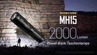 Nitecore Handleuchte Multitask Hybrid MH15 2000 Lumen Powerbank Funktion (1-St)