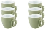 APS Espressotasse 6er Set Espresso Tassen -SNUG-, 6-tlg., Porzellan, f&uuml;r