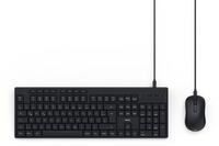 Hama USB-Tastatur-Maus-Set "CKM-200" Tastatur- und Maus-Set, (kabelgebunden, DE)
