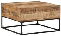 vidaXL Couchtisch Couchtisch 68x68x41 cm Raues holz (1-St)