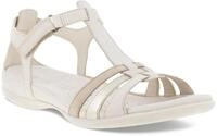 Riemchensandale ECCO "FLASH", Damen, Gr. 36, wei&szlig; (wei&szlig;, beige), Leder, Schuhe