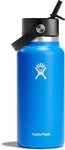Hydro Flask Trinkflasche 32 OZ Wide Flex Straw Cap, 946 ml, geeignet f&uuml;r alle Wide