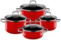 Silit Topf-Set Silit Silargan&reg; Elegance Topf-Set, 4-teilig, Red, Silargan
