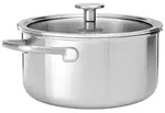 KitchenAid Kasserolle CC003259-001, Kunststoff, Mehrschichtiger Edelstahl,