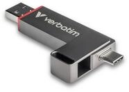 Verbatim Dual QuickStick USB-Stick (USB USB 3.2 Gen 1, Dual-Interface: USB-C & USB-A