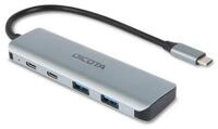 DICOTA Laptop-Dockingstation USB-C 4-in-1 Highspeed Hub 10 Gbps