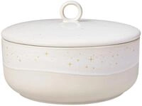 Villeroy & Boch Vorratsdose Winter Glow Dose 1,7 l, Premium Porcelain/Silikon