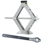 alca Wagenheber Scherenwagenheber mit Ratsche 1,5t Hubh&ouml;he 100&ndash;350mm f&uuml;r SUV &,