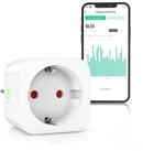 BEARWARE WLAN-Steckdose mit Strommessung, 2,4Ghz WiFi Fernsteuerung per App,