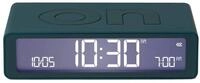 Lexon Quarzwecker Digital-Flip Classic Blau