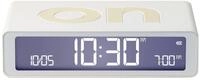 Lexon Quarzwecker Digital-Flip Classic Wei&szlig;
