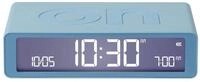 Lexon Quarzwecker Digital-Flip Classic Hellblau