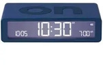 Lexon Quarzwecker Digital-Flip Classic Dunkelblau