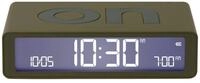Lexon Quarzwecker Digital-Flip Classic Khaki