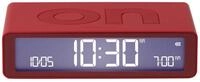Lexon Quarzwecker Digital-Flip Classic Rot