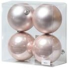 MARELIDA Weihnachtsbaumkugel Christbaumkugeln Weihnachtskugeln bruchfest 10cm rosa