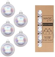 MAGIC by Inge Weihnachtsbaumkugel, Weihnachtskugeln Glas 6cm 20 St&uuml;ck - Klar