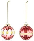 Alessi Christbaumschmuck Delight Weihnachtskugel-Set 2-teilig Nr.1