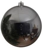 Kaemingk Weihnachtsbaumkugel Weihnachtsbaumkugeln bruchfest &Oslash; 14 cm 1 St&uuml;ck silber