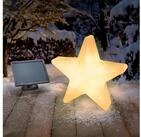 esotec LED-Stern f&uuml;r au&szlig;en Solar Adventsstern Leuchtstern D40cm 12LEDs 6500K 2800K