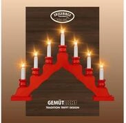 Weigla LED Lichterbogen Schwede, Made in Germany (1-tlg), 7-flammig