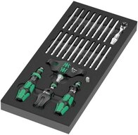 Wera Bit-Set Wera 9752 05150152001 Bit-Set 24teilig PH, PZ, TX, Schlitz,...