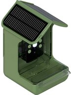 Braun Phototechnik Wildkamera Futterhaus mit Kamera, Solarpanel und integriertem Akku