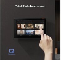 EZVIZ &Uuml;berwachungskamera SD7 - 7 Zoll Farb-Touchscreen - schwarz (Innenbereich)