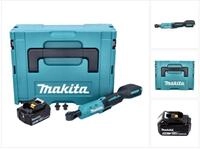 Makita Umschaltknarre DWR 180 M1J Akku Ratschenschrauber 18 V 47,5 Nm 1/4" 3/8"...