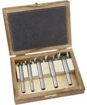 Alpen Holzbohrer Sharp Shark Maschinen-Forstnerbohrer-Set mit 3-Fl&auml;chenschaft