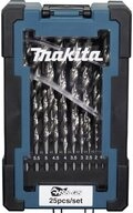 Makita Metallbohrer Makita D-78368 Metall-Spiralbohrer-Set 1 mm, 1.5 mm, 2 mm, 2.5 mm
