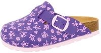 Pantolette LICO "Pantolette Bioline Clog Kids", M&auml;dchen, Gr. 32, lila, Synthetik,