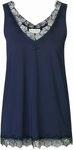 rosemunde Spitzentop Billie Tank Top Vintage-Spitzenbesatz an V- Ausschnitt und...