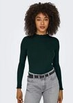 ONLY Langarmshirt ONLEMMA L/S HIGH NECK TOP Materialmix