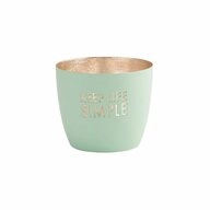 Giftcompany Windlicht Madras Keep life simple M