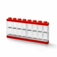 NHG Vitrine LEGO Minifigure Display Case 16 - Red perfekt f&uuml;r LEGO-Figuren