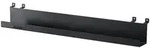 HOME DELUXE Deko-Wandregal Regal f&uuml;r Akustikpaneel RESONA, 25 x 11 cm schwarz...