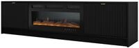MIRJAN24 TV-Schrank Tireno mit Kamin (mit zwei Dreht&uuml;ren) Realistische LED-Flamme,