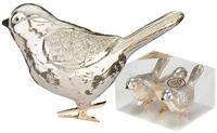MAGIC by Inge Christbaumschmuck, Christbaumschmuck Kunststoff V&ouml;gel auf Clip 3er Set
